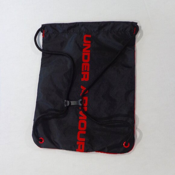 Under Armour 1240539 UA Ozsee Red Sackpack Drawstring Backpack Gym Bag - Picture 2 of 3
